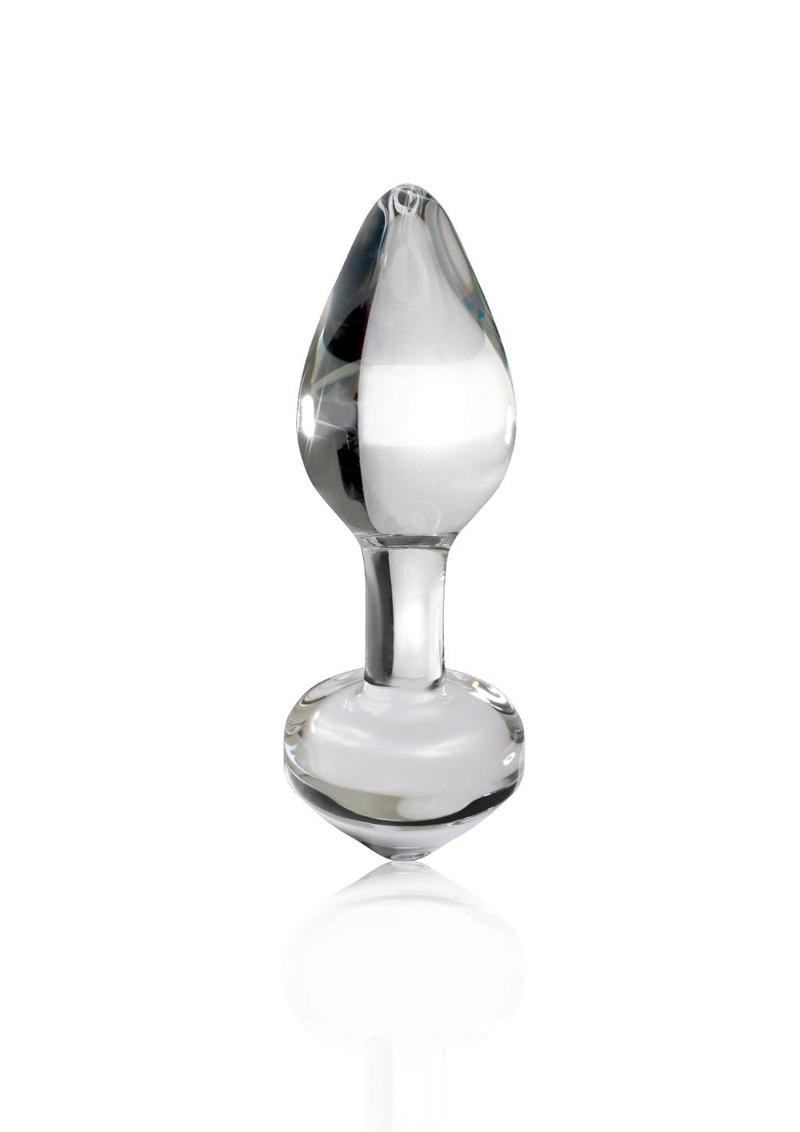 Icicles No 44 Glass Anal Plug - Clear