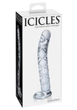 Icicles No. 60 Glass G-Spot and P-Spot Dildo