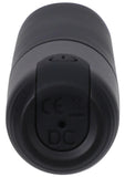 In A Bag Silicone Rechargeable Bullet Vibrator - Black