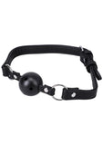 In A Bag Vegan Leather Ball Gag - Black