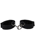 In A Bag Vegan Leather Handcuffs - Black