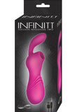 Infinitt Suction Massager Two Rechargeable Silicone Vibrator - Pink