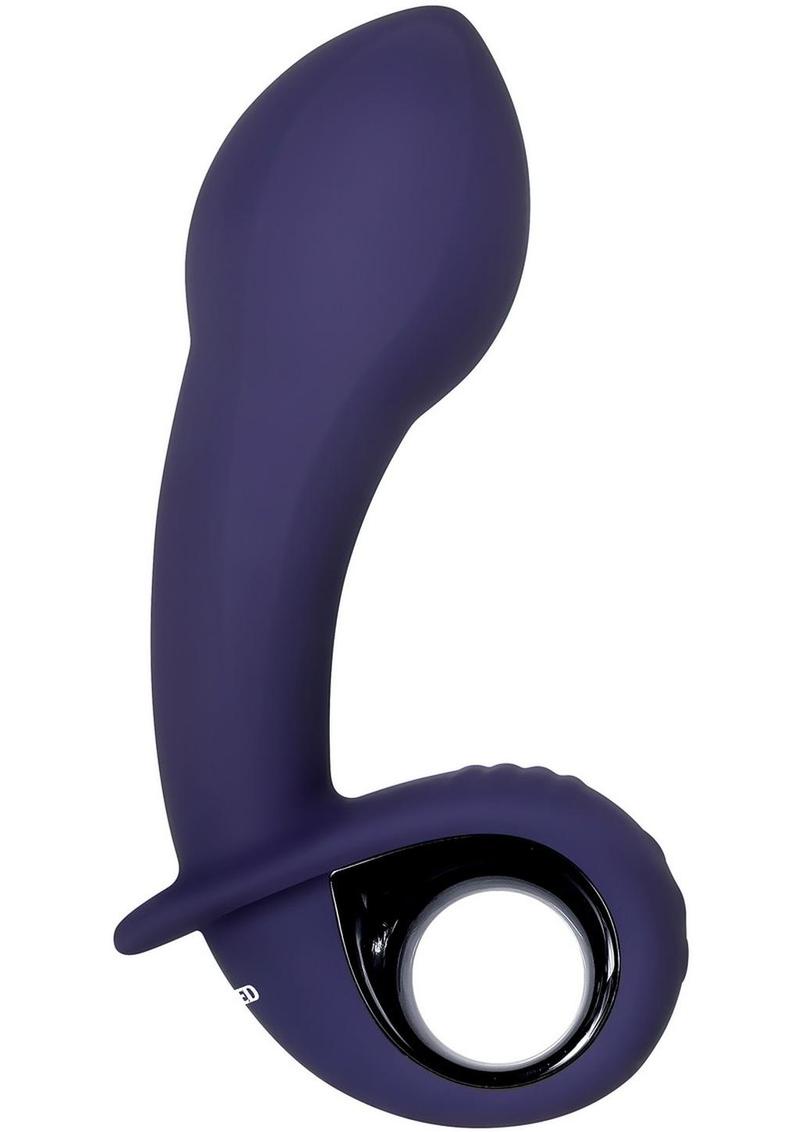 Inflatable G Silicone Rechargeable Vibrator - Purple