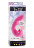 Inmi Shegasm 5 Star Tapping Silicone Rechargeable G-Spot Vibrator with Suction