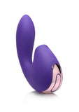 Inmi Shegasm Elevate G-Spot Silicone Rechargeable Vibrator with Clitoral Stimulator - Purple