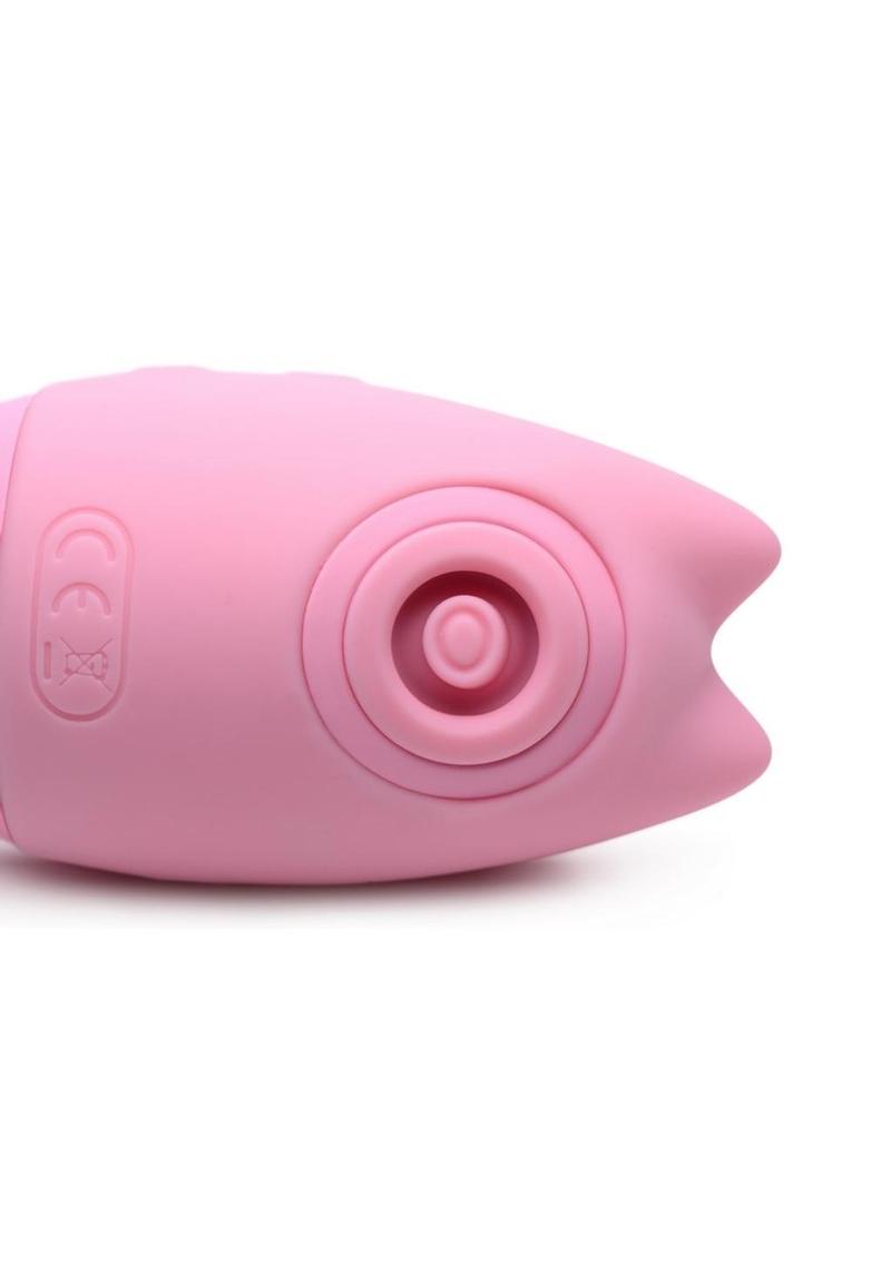 Inmi Shegasm Kitty Licker 5x Silicone Rechargeable Clit Stimulator - Pink