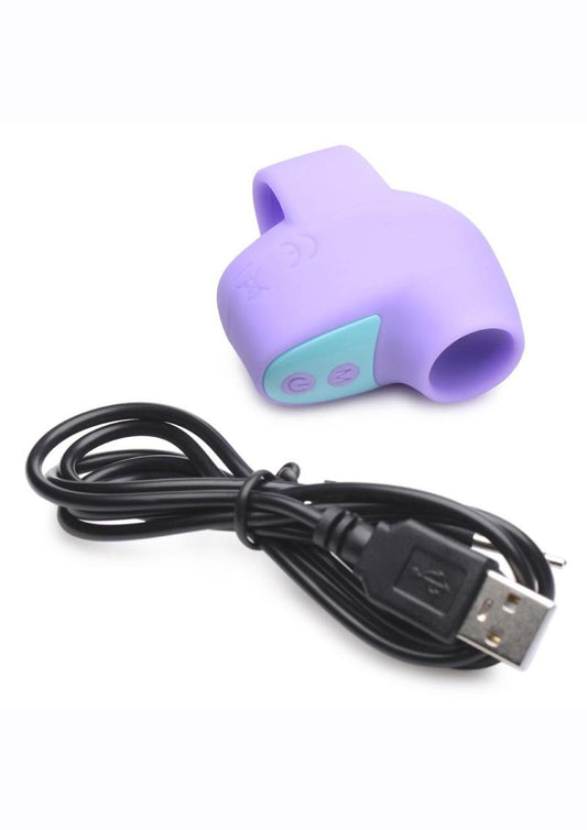 Inmi Shegasm Mini Silicone Rechargeable Clitoral Stimulator - Blue/Purple