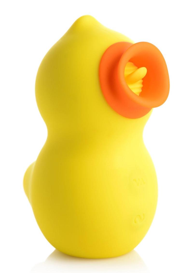 Inmi Sucky Ducky Deluxe Rechargeable Silicone Clitoral Stimulator - Yellow