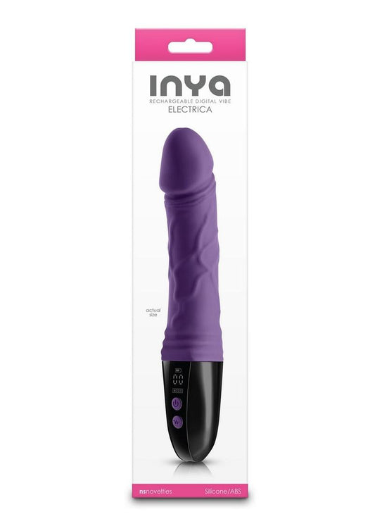 Inya Electrica Rechargeable Silicone Vibrator - Purple