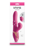 Inya Enamour Rechargeable Silicone Rabbit Vibrator with Air Pulse Clitoral Stimulator