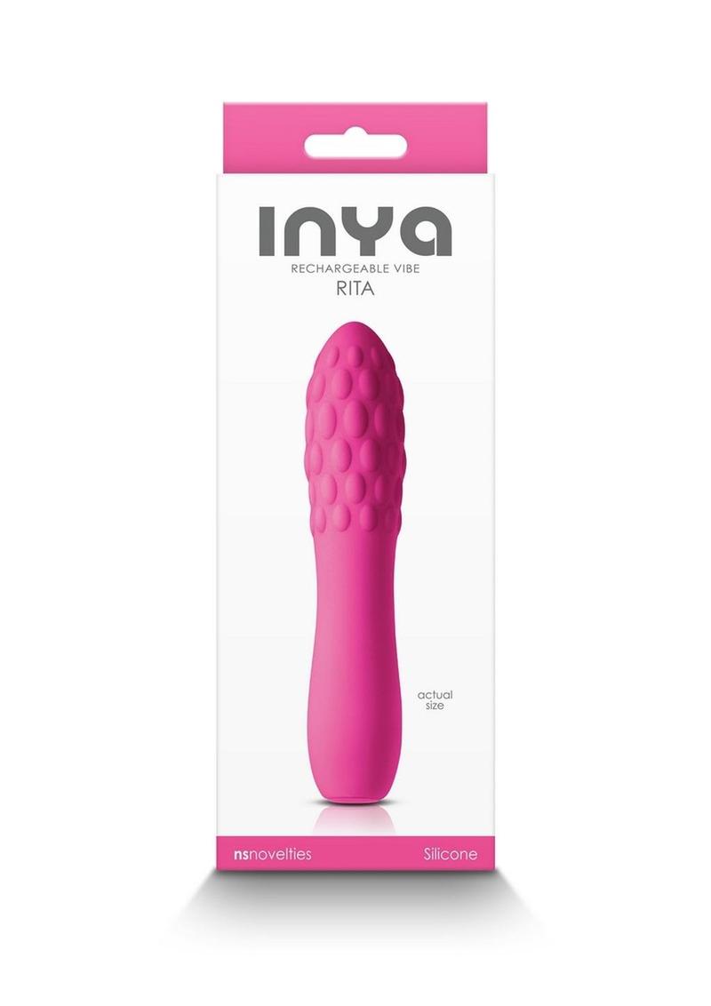 Inya Rita Rechargeable Silicone Vibrator - Pink