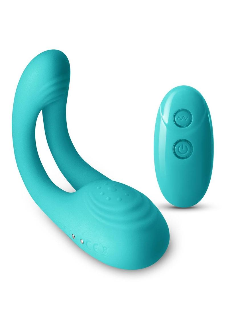 Inya Utopia Rechargeable Silicone Vibrator - Teal