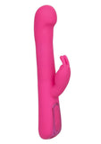 Jack Rabbit Elite Beaded G Rabbit Silicone Rechargeable Vibrator with Clitoral Stimulator