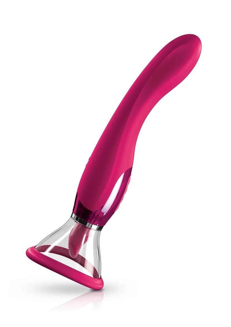 Jimmyjane Apex Rechargeable Silicone Dual Vibrator - Pink