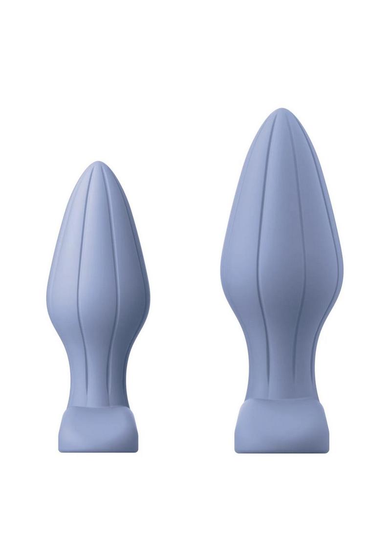 Jimmyjane Ersa Silicone Plug - Blue - Set