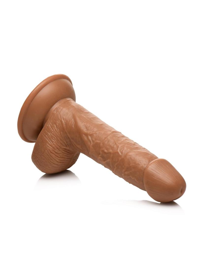 Jock Baseball Brian Dildo with Balls - Caramel - 7in