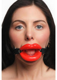 Juicy Lips Silicone Open Mouth Gag