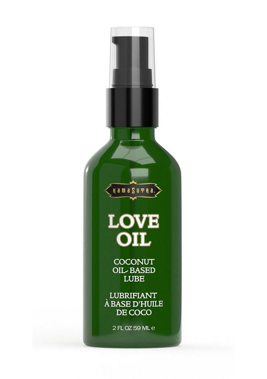 Kama Sutra Love Oil Coconut Oil Based Lubricant and Body Glide - 2oz