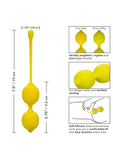 Kegel Training Set Lemon Silicone - Yellow