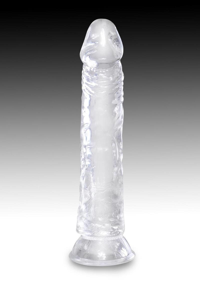 King Cock Dildo - Clear - 8in