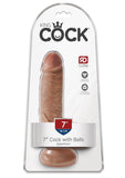 King Cock Dildo with Balls