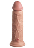 King Cock Elite Dual Density Silicone Dildo - Vanilla - 8in