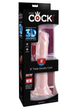 King Cock Plus Triple Density Dildo - Vanilla - 8in