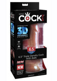 King Cock Plus Triple Density Dildo with Balls