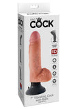 King Cock Vibrating Dildo with Balls