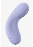Laya III Silicone Rechargeable Lay-On Vibrator - Purple