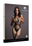 Le Desir Contrast Suspender Bodystocking