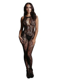 Le Desir Criss Cross Neck Bodystocking