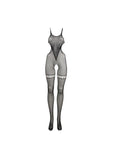 Le Desir Net High Neck Bodystocking