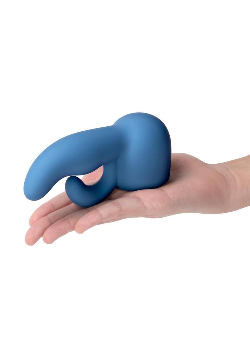 Le Wand Petite Dual Weighted Silicone Attachment - Blue