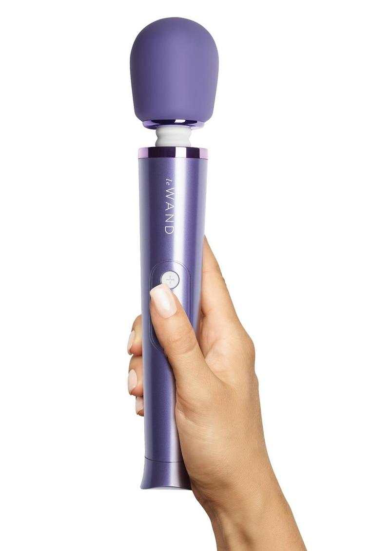 Le Wand Petite Rechargeable Silicone Vibrating Massager - Purple/Violet