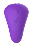 Leaf Spirit Silicone Rechargeable Vibrator - Purple