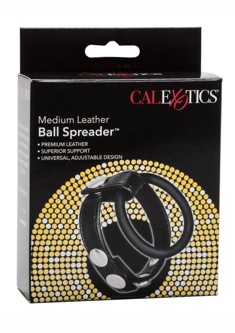 Leather Ball Spreader Cock Ring