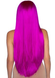 Leg Avenue Long Straight 33 Center Part Wig - Raspberry/Red - One Size