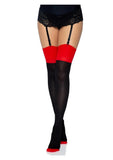 Leg Avenue Lycra Cuban Heel Two Toned Stocking