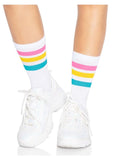 Leg Avenue Pride Crew Socks Pansexual - Multicolor - One Size