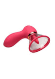 Lickgasm Plump Pleasure Licking and Sucking Rechargeable Silicone Clitoral Stimulator - Pink