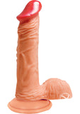 Lifelikes Vibrating Royal Prince Dildo - Flesh/Vanilla - 6in