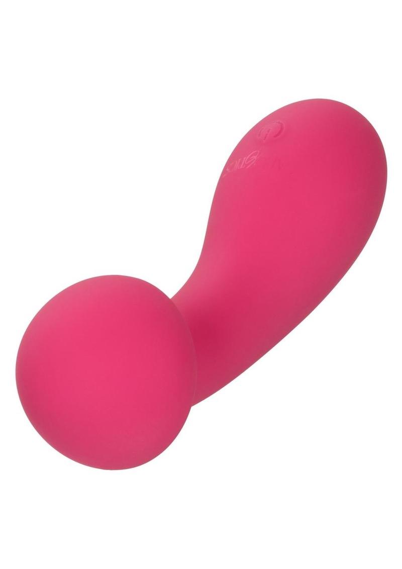 Liquid Silicone Pixies Exciter Rechargeable Vibrator - Pink