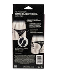 Little Black Thong Panty Vibe Massager with Remote Control