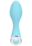 Little Dipper Rechargeable Silicone Vibrator - Aqua/Blue