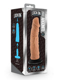 Lock On Argonite Dildo with Suction Cup Adapter