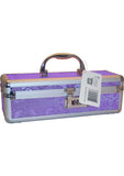 Lockable Vibrator Case - Purple - Medium/Small