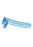 Lollicock Slim Stick Dildo with Balls - Berry Ice/Blue - 8in