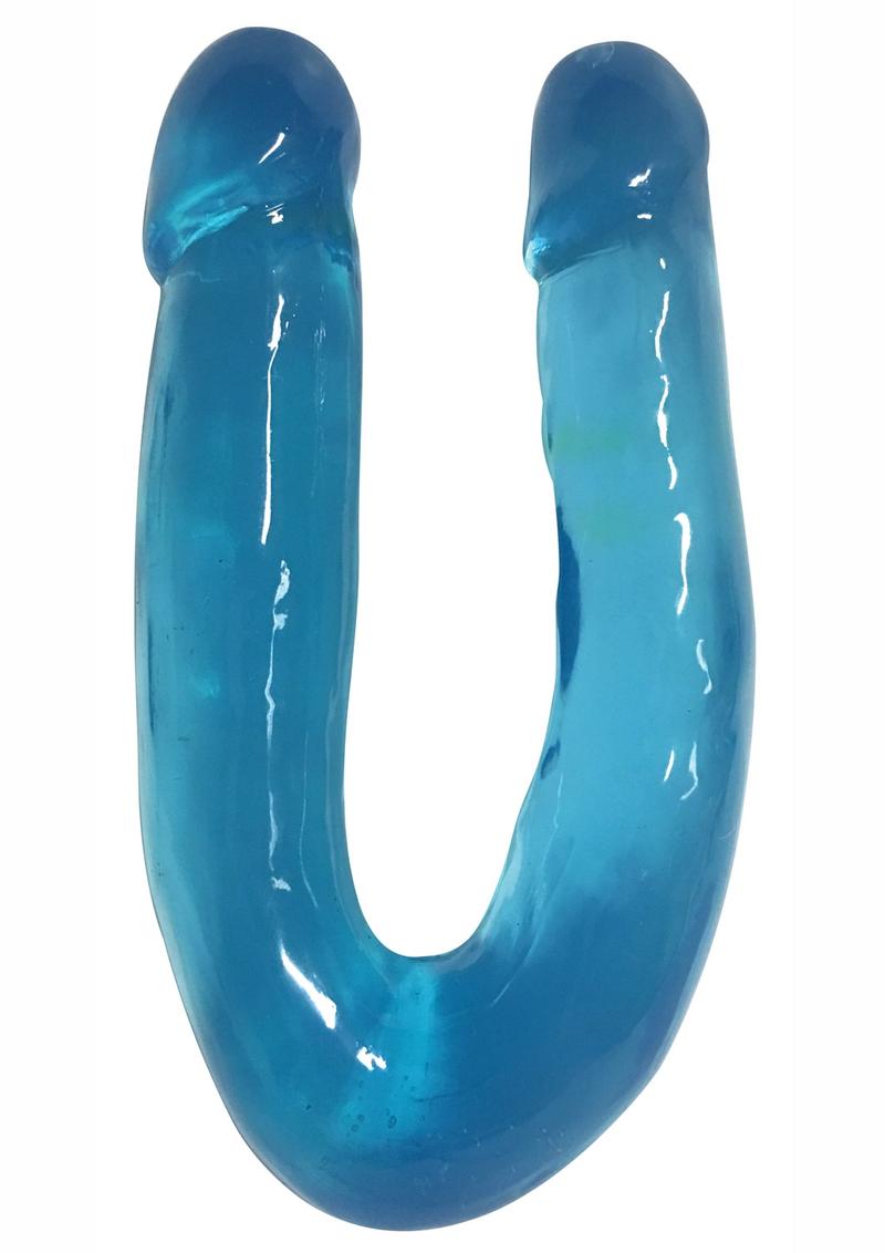 Lollicock Sweet Slim Double Dipper Double Dildo - Berry/Blue