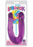 Lollicock Sweet Slim Double Dipper Double Dildo - Grape/Purple